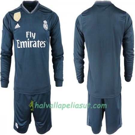 Jalkapallo Pelipaidat Real Madrid Lasten Vieraspaita 2018-2019 Pitkähihainen